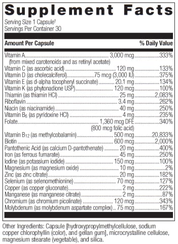 Bariatric Advantage Ultra Solo One Per Day Multivitamin with Iron