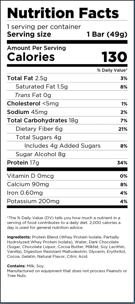 Built High Protein Bar - Double Chocolate