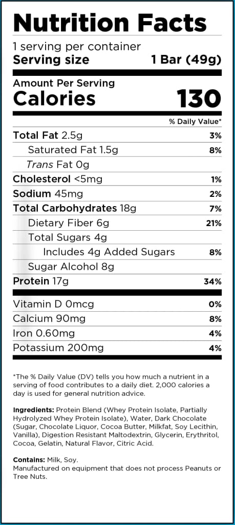 Built High Protein Bar - Mint Brownie