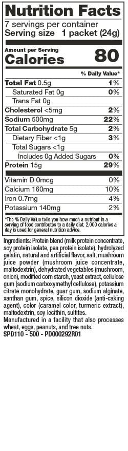 BariatricPal Protein Soup - Cream of Mushroom