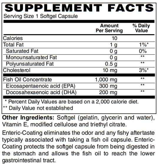 BariatricPal Super Omega-3 Softgels (60) - No Fishy Aftertaste!