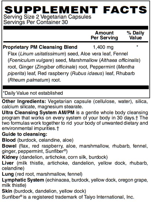 BariatricPal Ultra Cleansing System AM/PM Vegetarian Capsules - 30-Day Kit