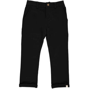 Boys Black Jersey Pants - Cotton Candy Kidz