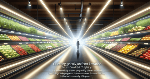 Investing in LED lights can benefit your grocery store by reducing costs and improving lighting quality