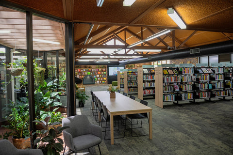 LED application in a Bookstore