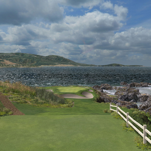 E6 CONNECT Golf Simulation Software Pebble Beach.