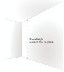 How to measure height diagram for Carl's Place Golf Room Curtain