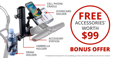 Motocaddy M1 DHC Free Accessories