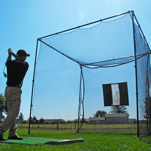 Parbuster Harley Golf Driving Range Net with HDPE netting.