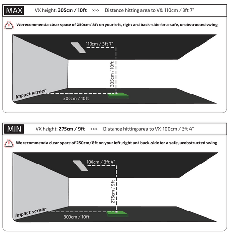 ProTee United VX space requirements