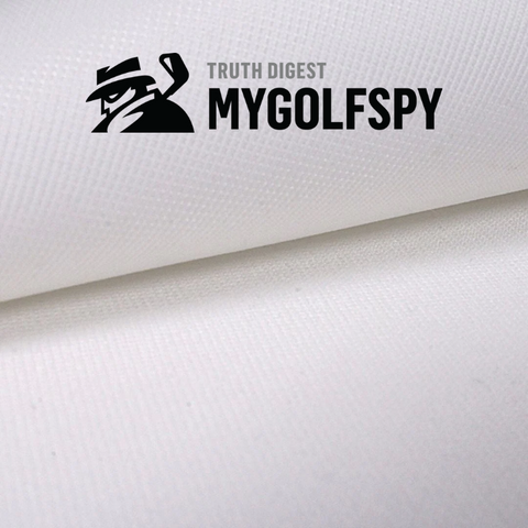 SIGPRO Premium Golf Simulator Impact Screen with MyGolfSpy logo.
