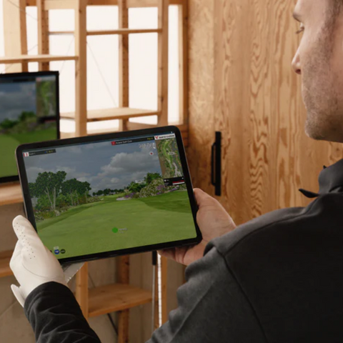 Swing Caddie SC4 PRO Launch Monitor easy set up.