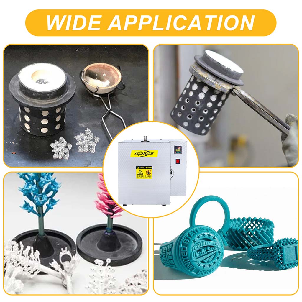 Tooltos Jewelry Casting Segmented Temperature Controlled Burnout Furnace Mold Oven Machine - Image 7