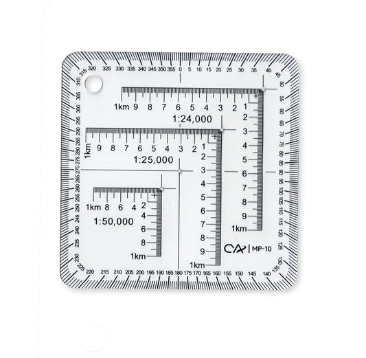 5 x 5 Inches Portable Military Scale and Protractor - GDJJ956 - IdeaStage  Promotional Products