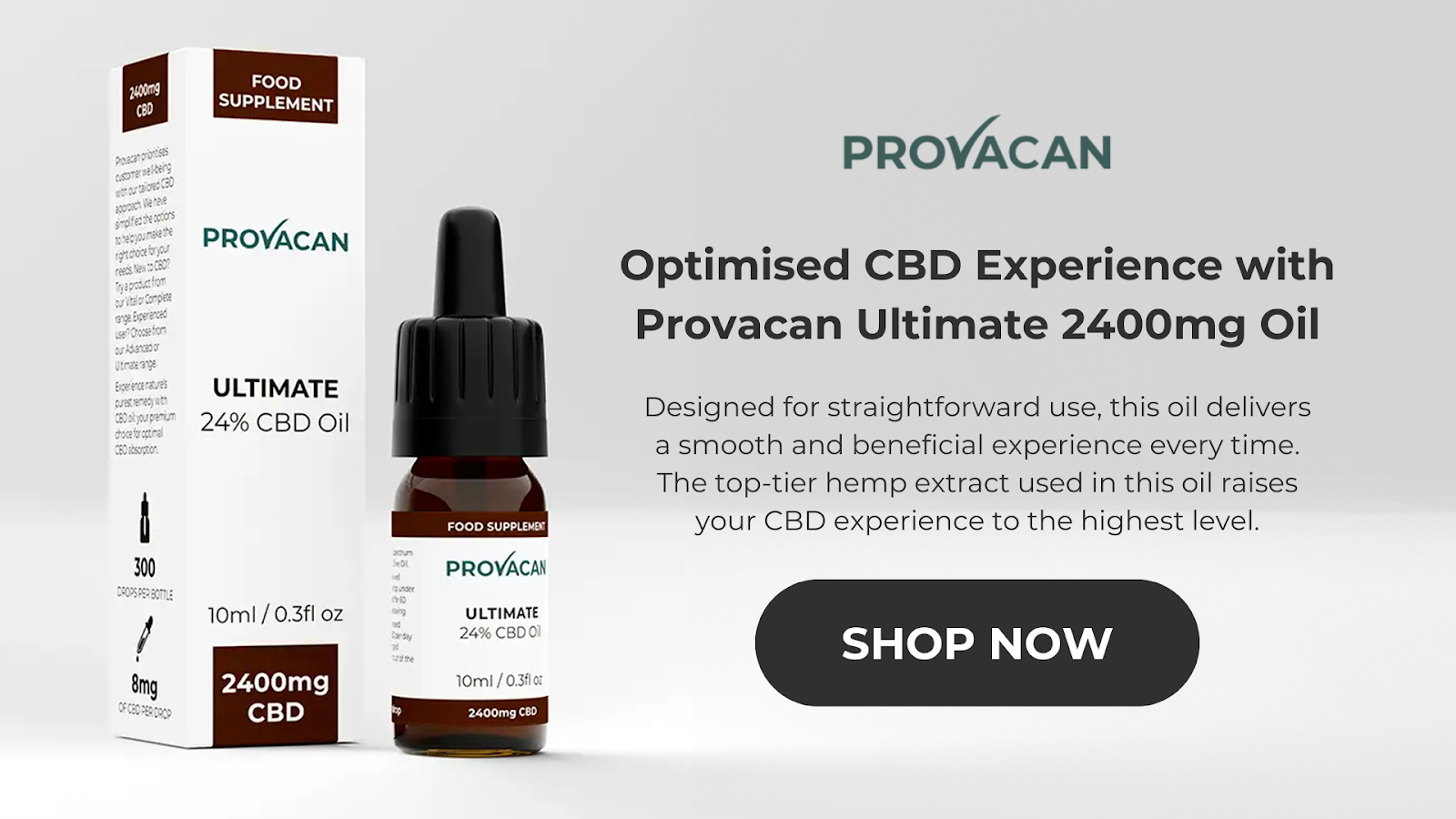 CBD oil is easy to incorporate into your routine