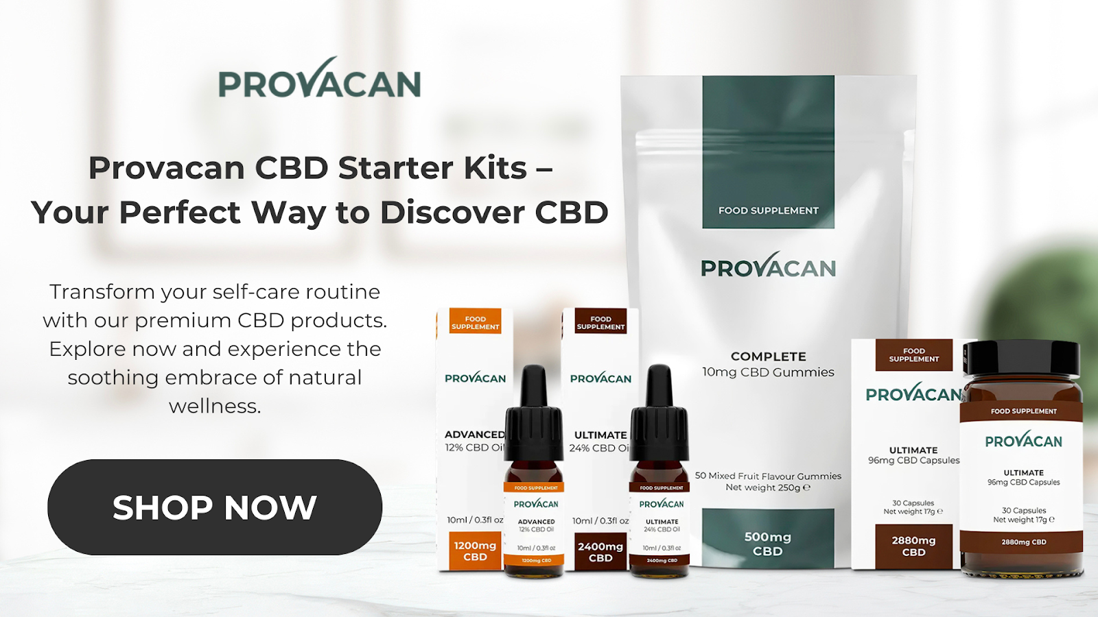 Provacan’s CBD products are a safe and healthy option