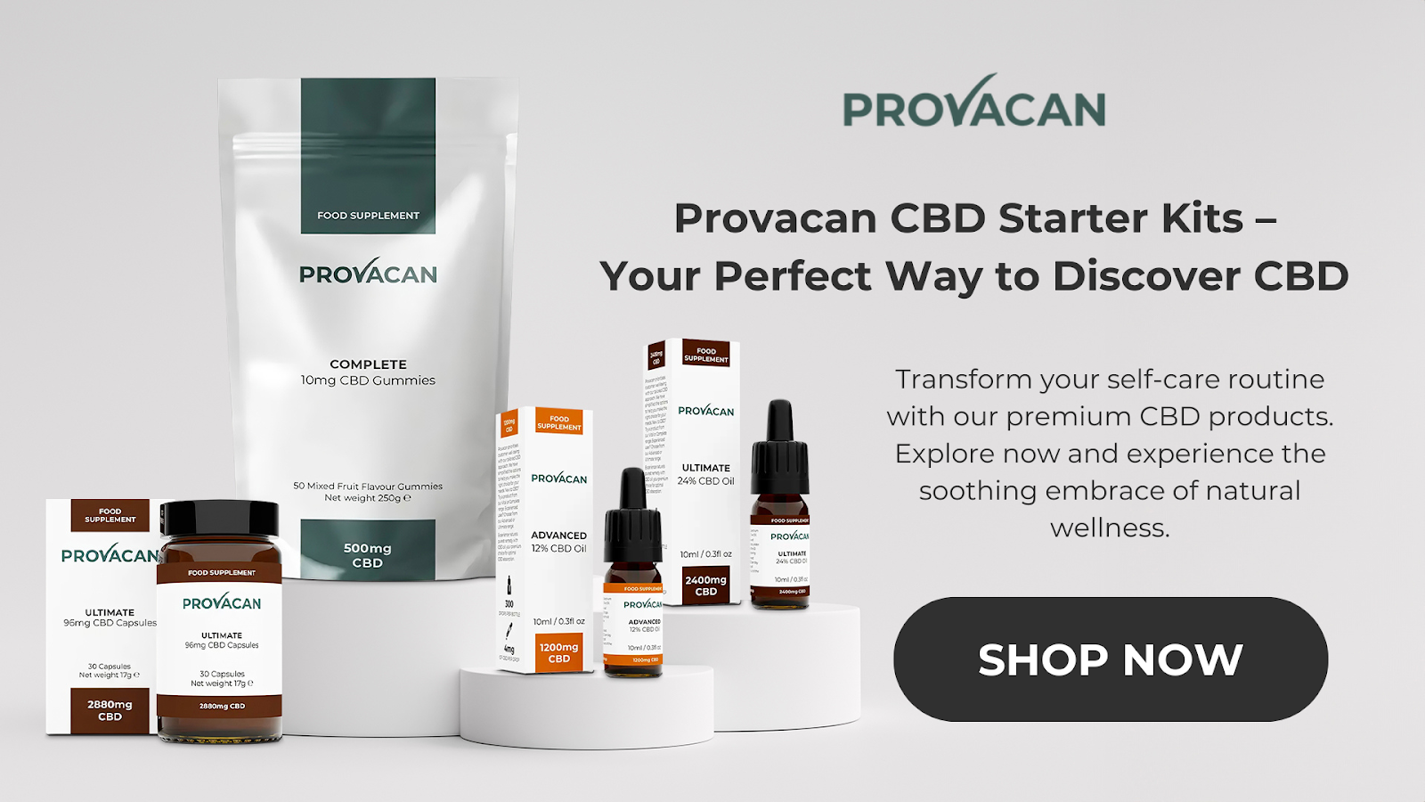 Starter kits help you incorporate CBD into your wellness routine