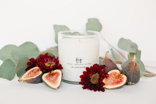 The Little Market private label candle by Prosperity Candle