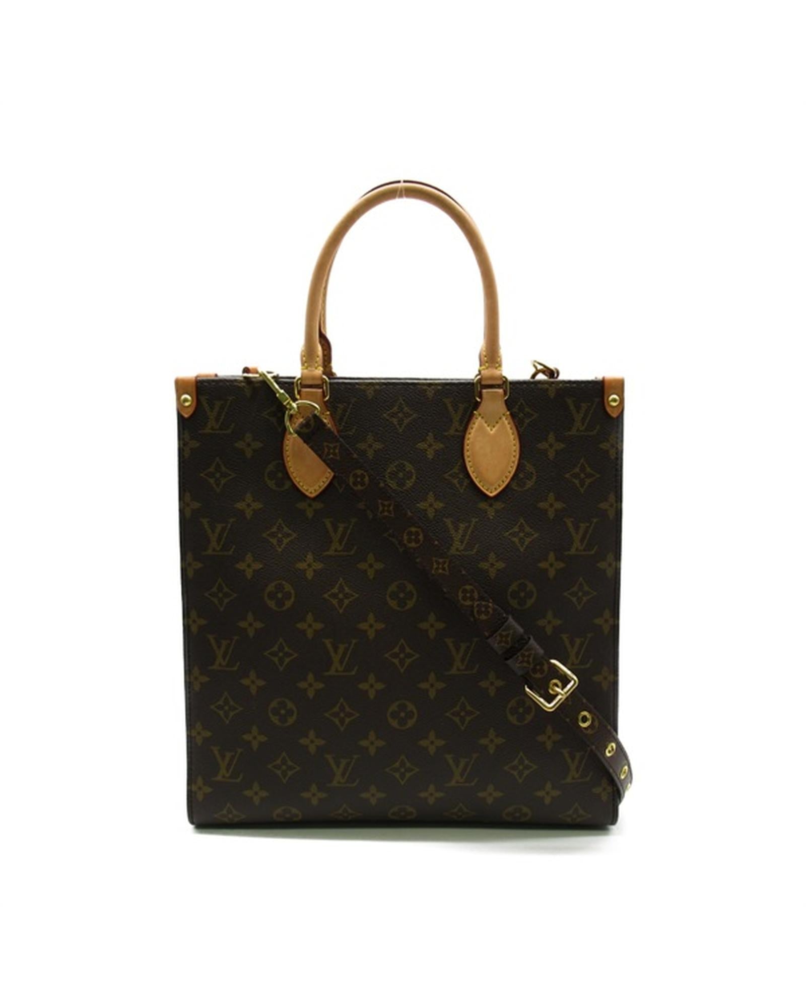 image of Louis Vuitton Women's Monogram Sac Plat PM Bag in A Condition in Brown