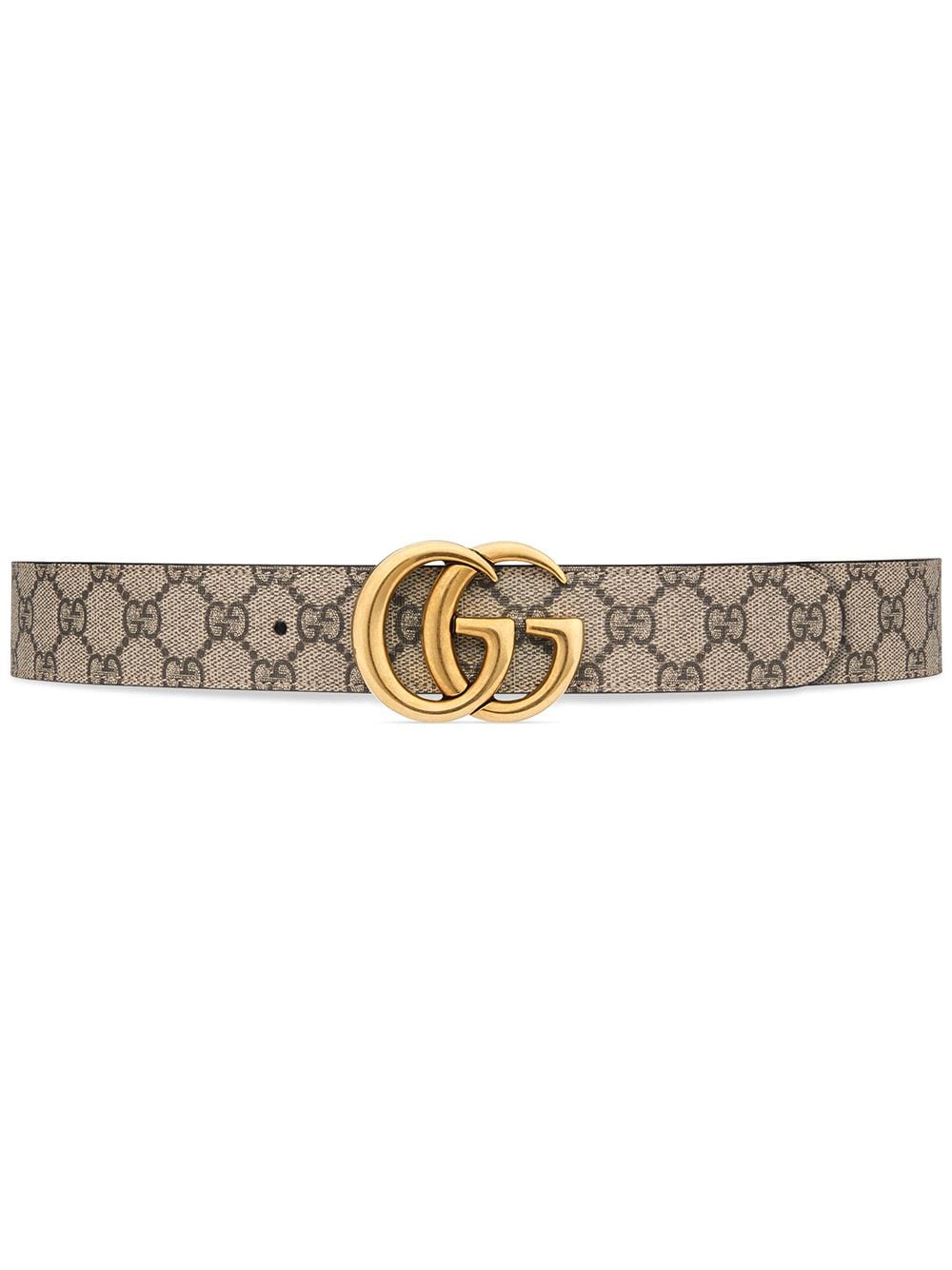 image of GG Leather Belt Reversible Black