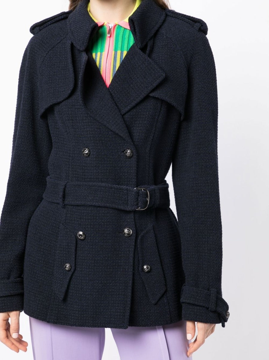 image of Short Belted Trench Coat