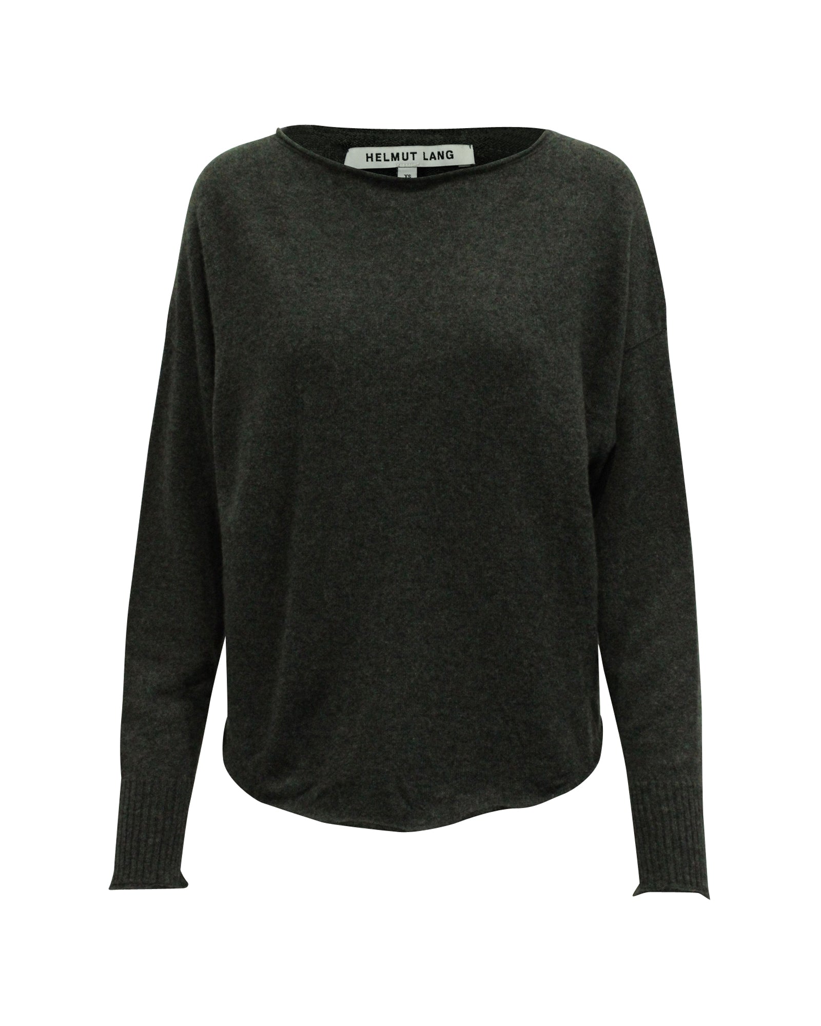 image of Helmut Lang Sweater in Grey Cashmere