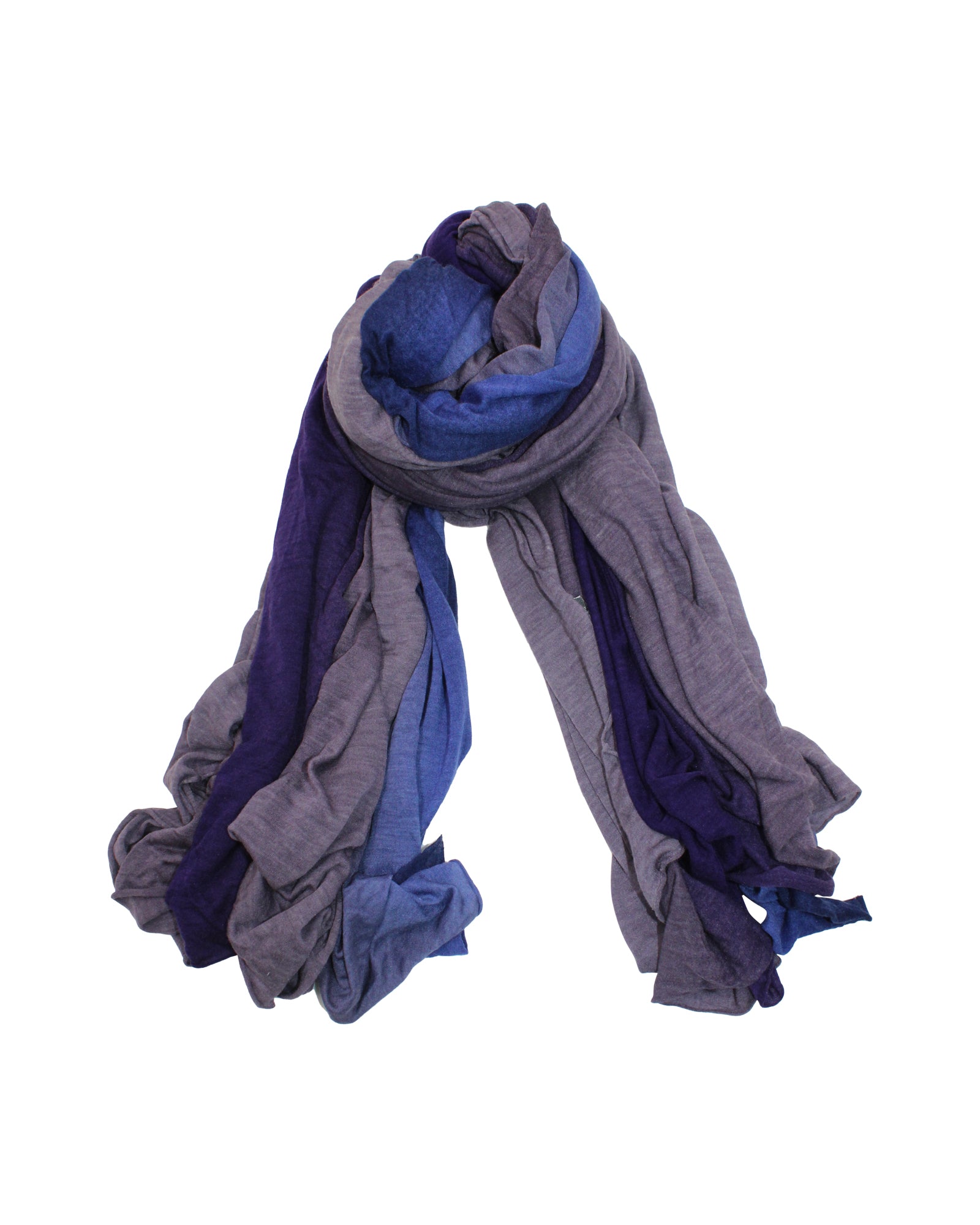 Image of Max Mara Gradient Scarf in Purple Cotton