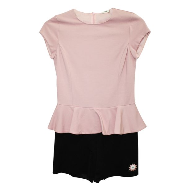 image of Fendi Pink And Black Romper