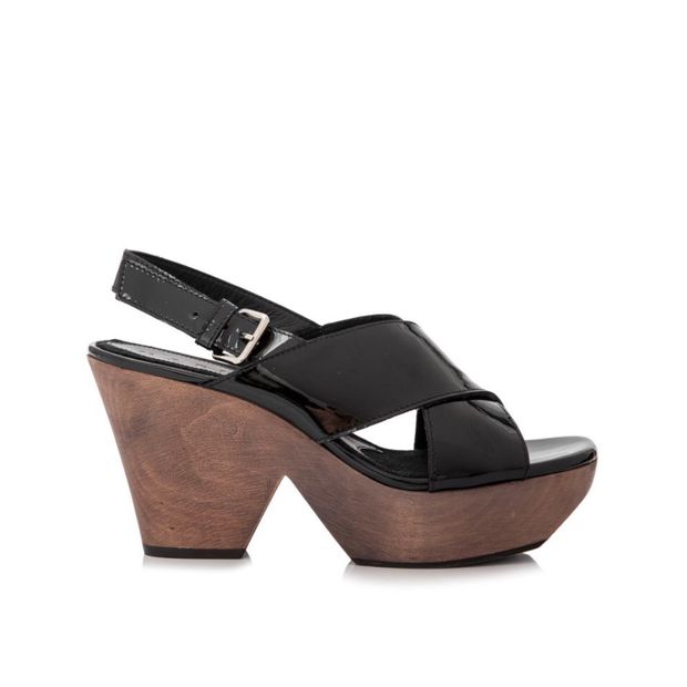 image of MARNI Black Platform Wedges