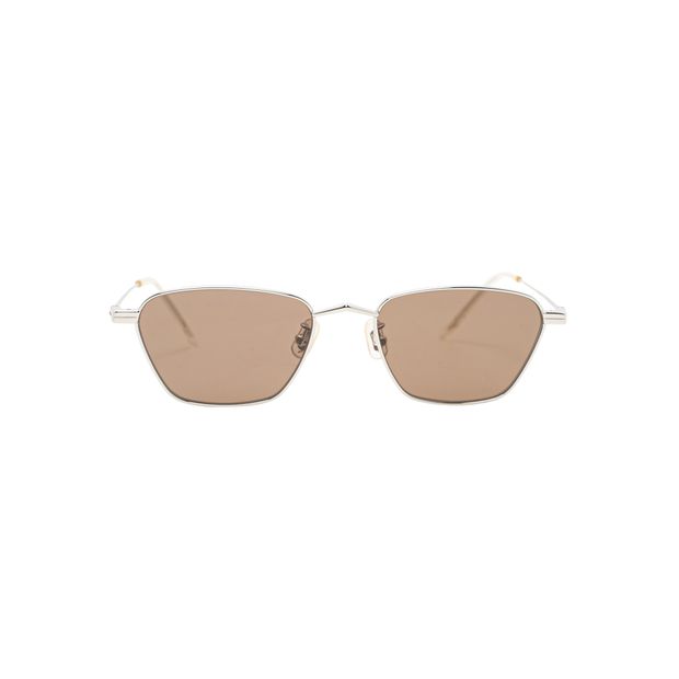 image of Contemporary Designer Bowly Square-Frame Sunglasses