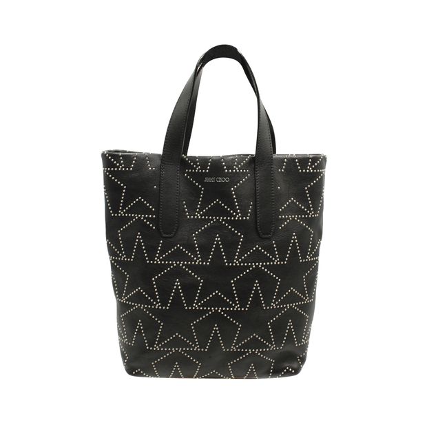 Image of Jimmy Choo Black Sofia Star Tote