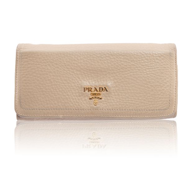 Image of PRADA Saffiano Continental Wallet