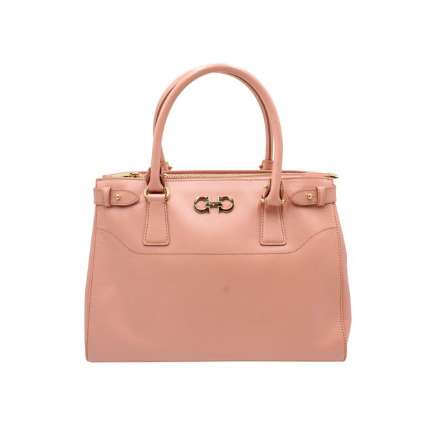 image of Pink Leather Handbag