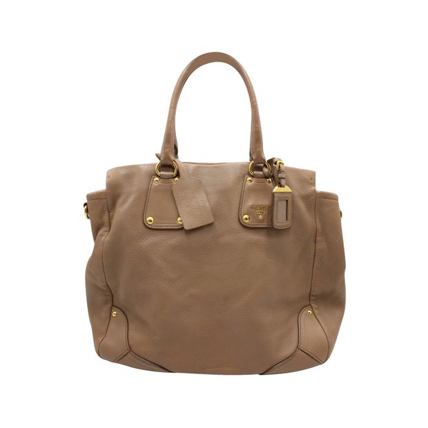 image of Deerskin Brown Tote Bag