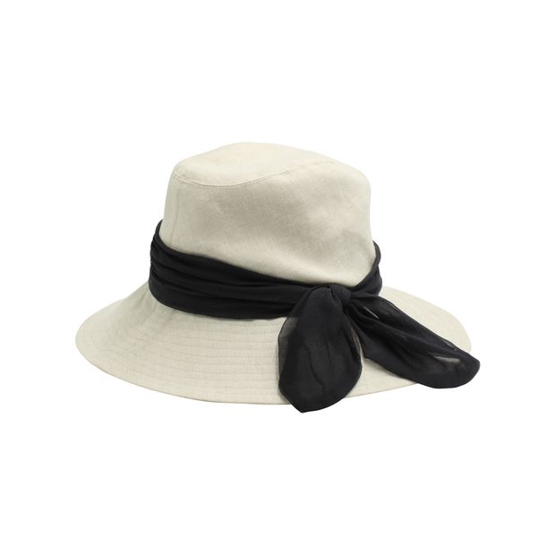 image of Eugenia Kim Jordana Hat in Beige Linen