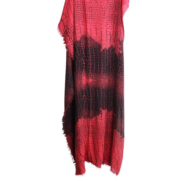 image of ZADIG & VOLTAIRE Red Animal Print Scarves