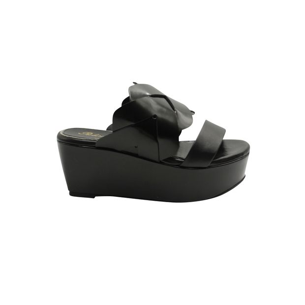 Image of Contemporary Designer Fliz Black Wedge