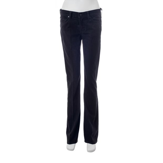 image of CONTEMPORARY DESIGNER Black Pencil Cut Jeans