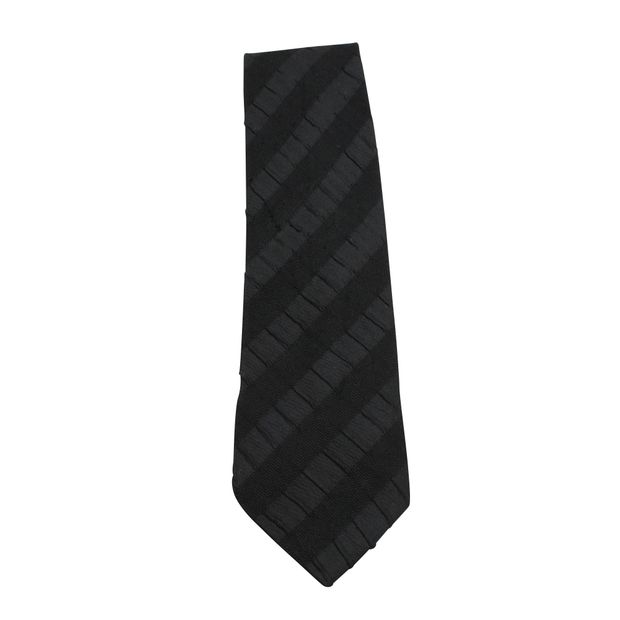 image of CONTEMPORARY DESIGNER Black Patterned Tie