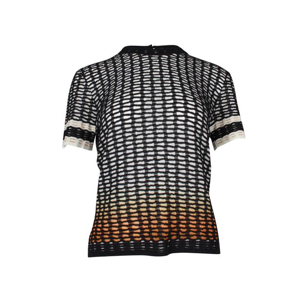 image of Mission Gradient Short Sleeve Top in Multicolor Rayon