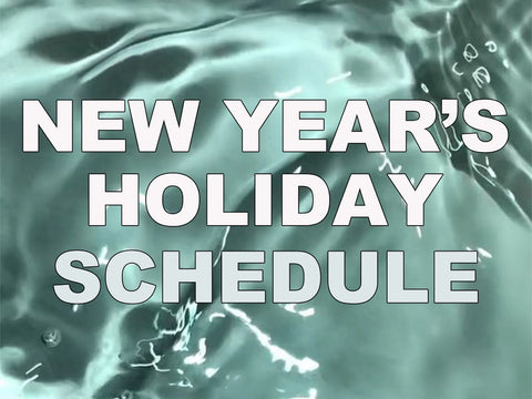 New year's holiday schedule banner