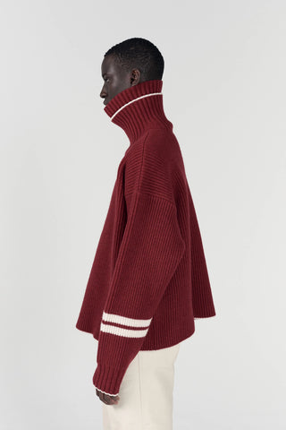 uniform-roll neck wool & cashmere sweater_photo01