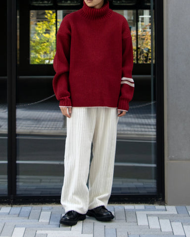 uniform-roll neck wool & cashmere sweater_photo03