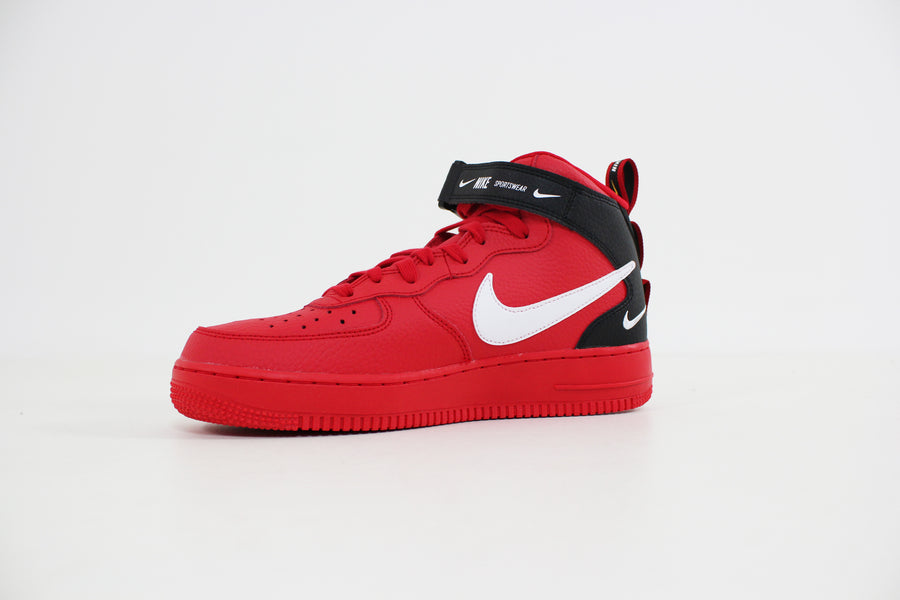 red and black air force 1 mid lv8