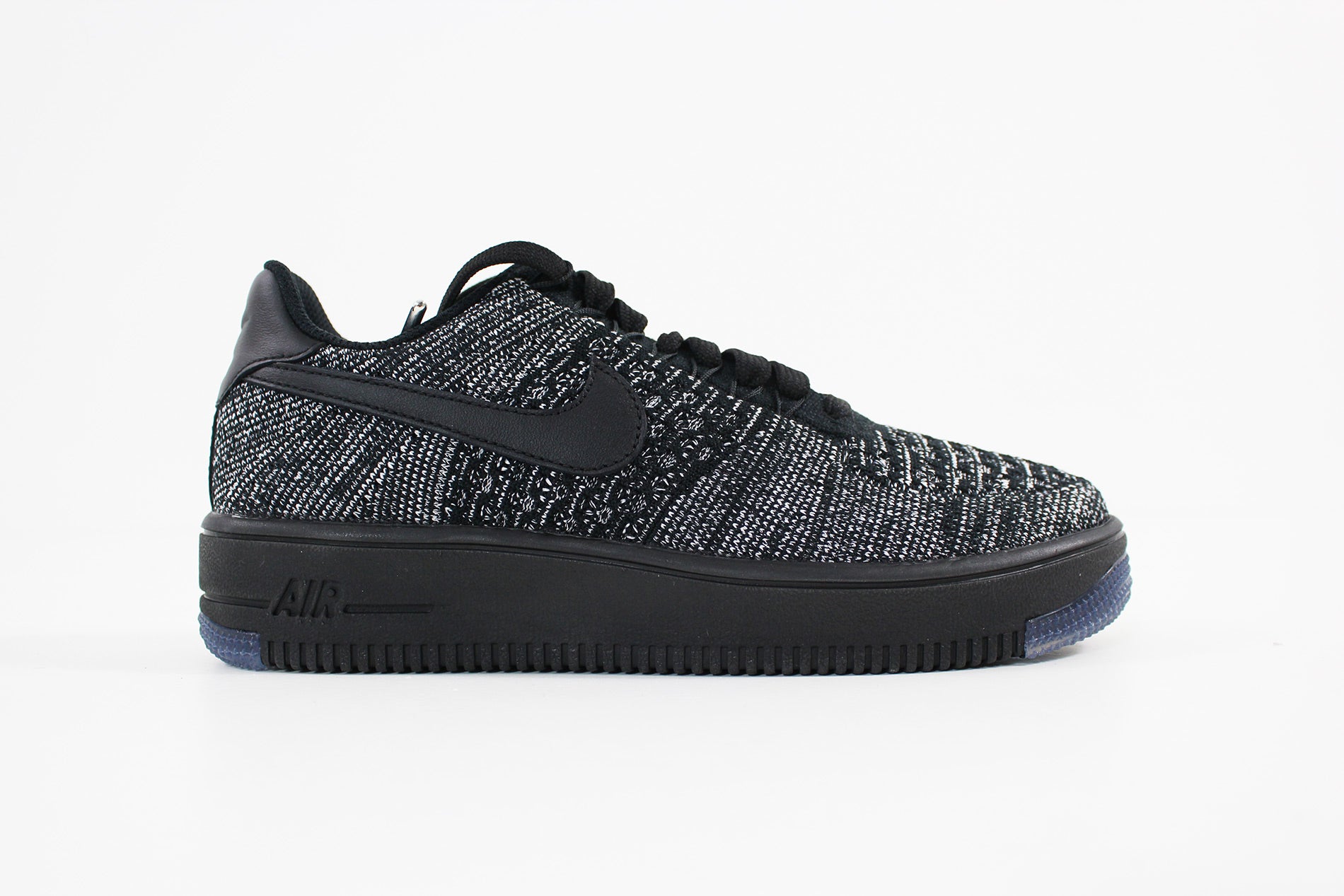 nike air force 1 flyknit low dames black