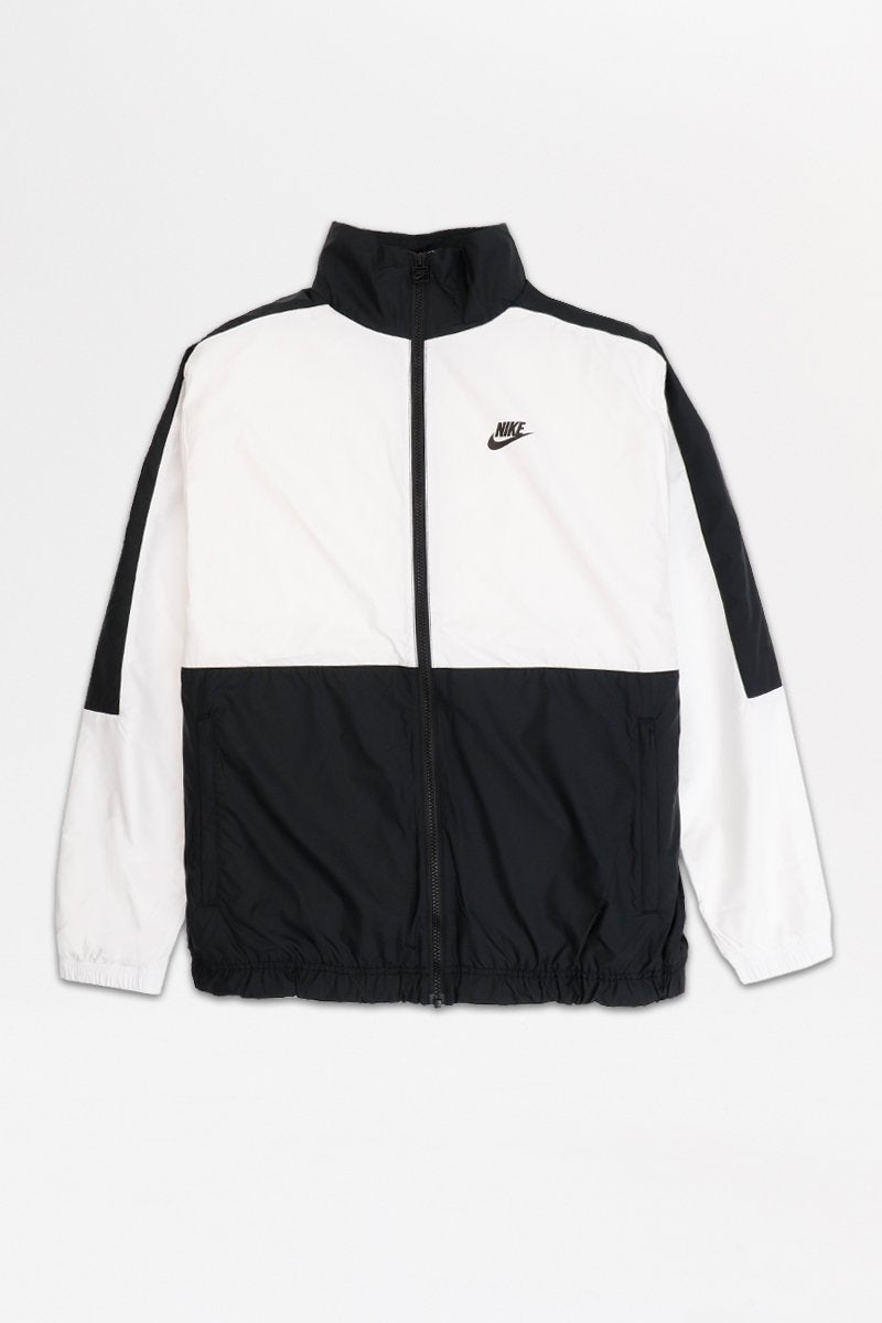 nike woven jacket black