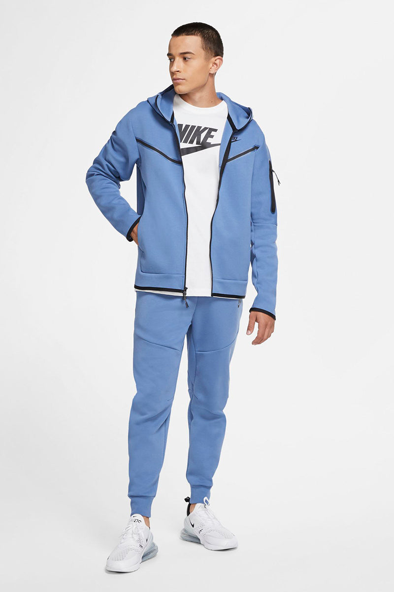 nike tech fleece sky blue