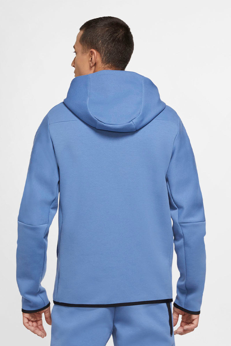 blue nike tech fleece jacket