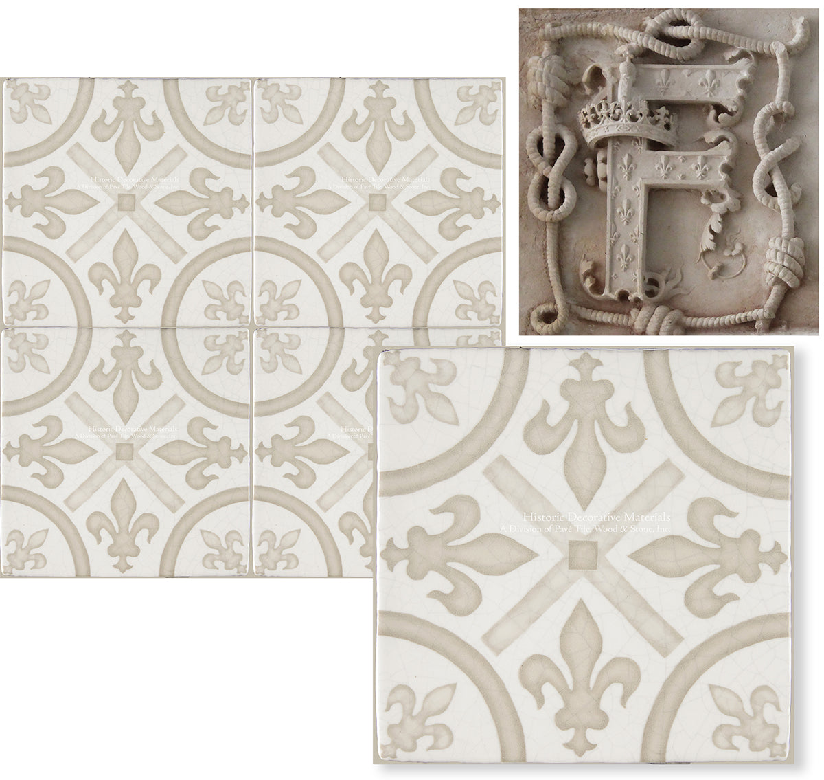 Historic Decorative Wall Tiles that are hand painted decorative wall tiles for kitchen backsplash, fireplace surround, bathroom wall tiles that interior designers choose for old world, farmhouse and luxury interiors