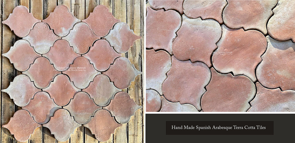 Hand Made Spanish Arabesque Terra Cotta Tiles